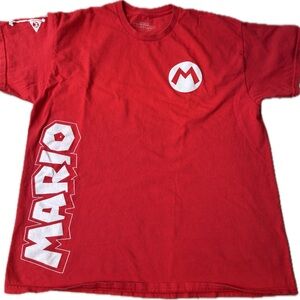 RARE Nintendo Super Mario Red Short Sleeve T-Shirt